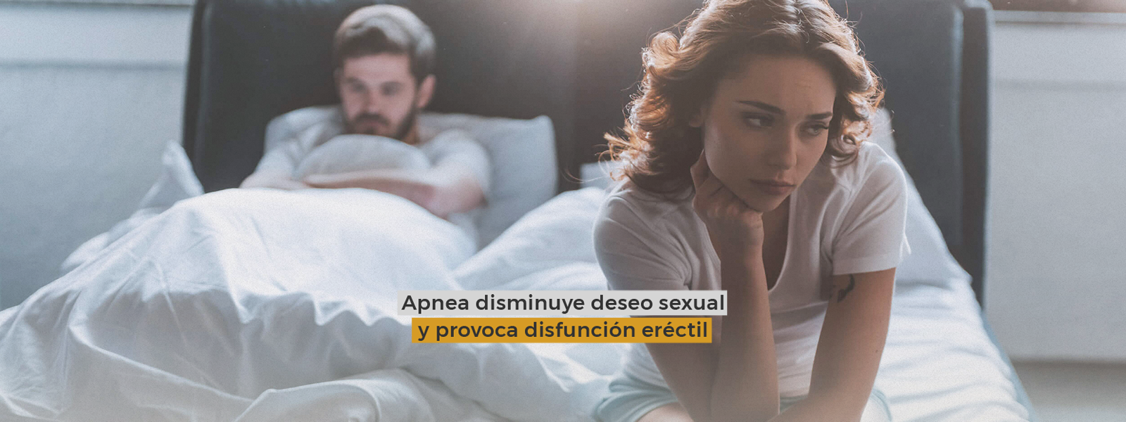 Apnea disminuye deseo sexual en mujeres y provoca disfunción eréctil en los hombres