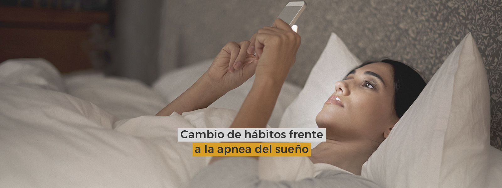 Cambio de hábitos frente a la apnea del sueño