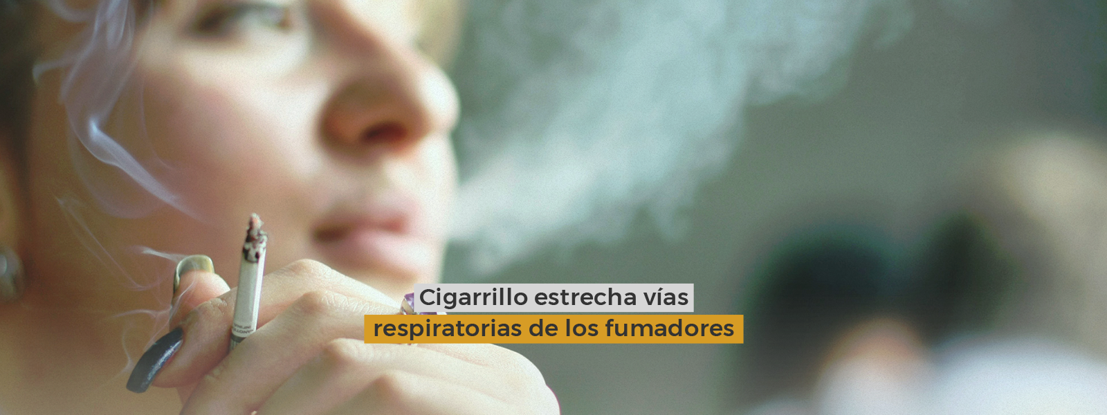 Cigarrillo estrecha vías respiratorias de los fumadores