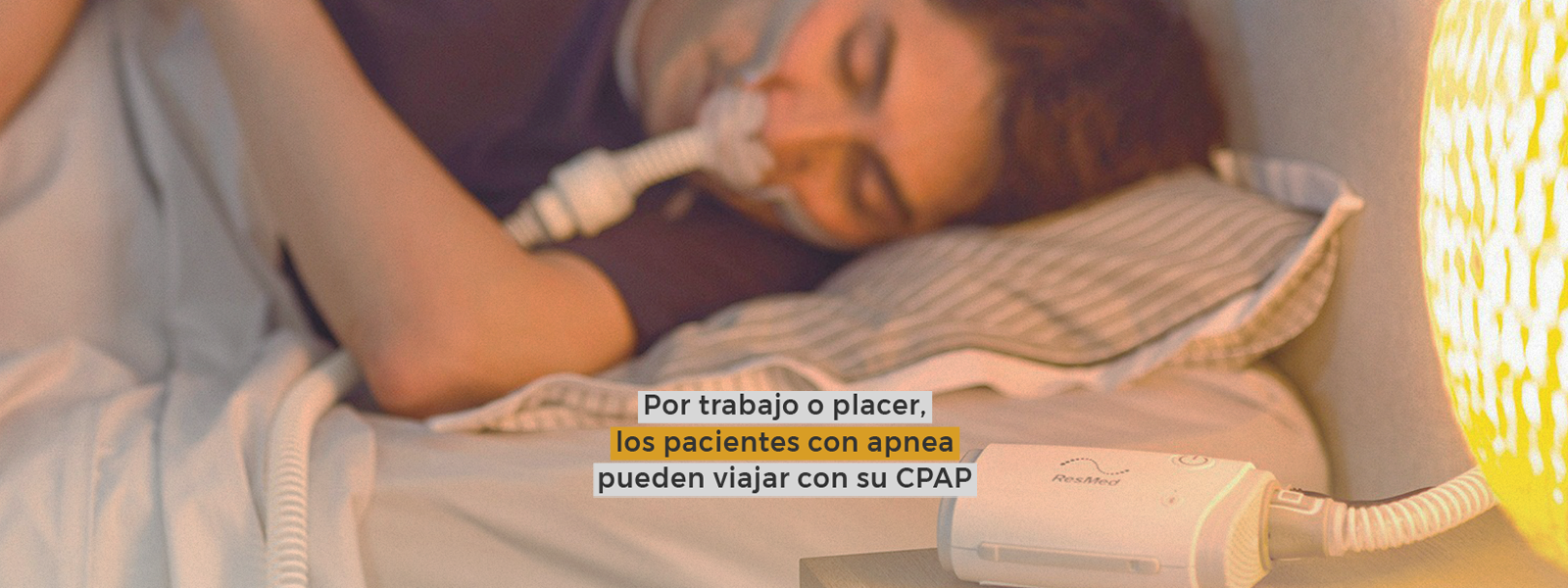 Por trabajo o placer, los pacientes con apnea pueden viajar con su CPAP