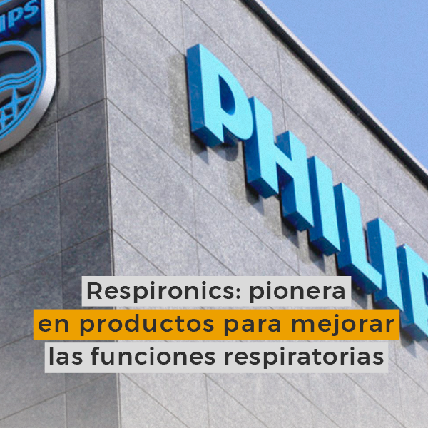 Philips Respironics se enfoca an equipos respiratorios como los CPAP