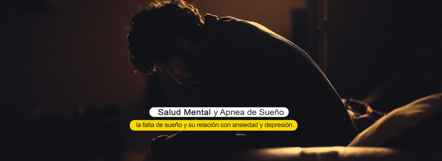 El impacto silencioso entre la apnea del sueño y la salud mental.