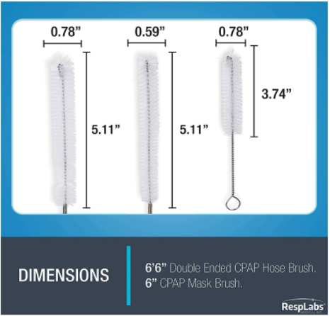 Cepillo para limpieza CPAP